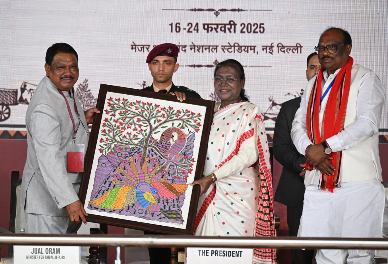 President Droupadi Murmu inaugurates ‘Aadi Mahotsav’ in New Delhi on 16 Feb 2025
