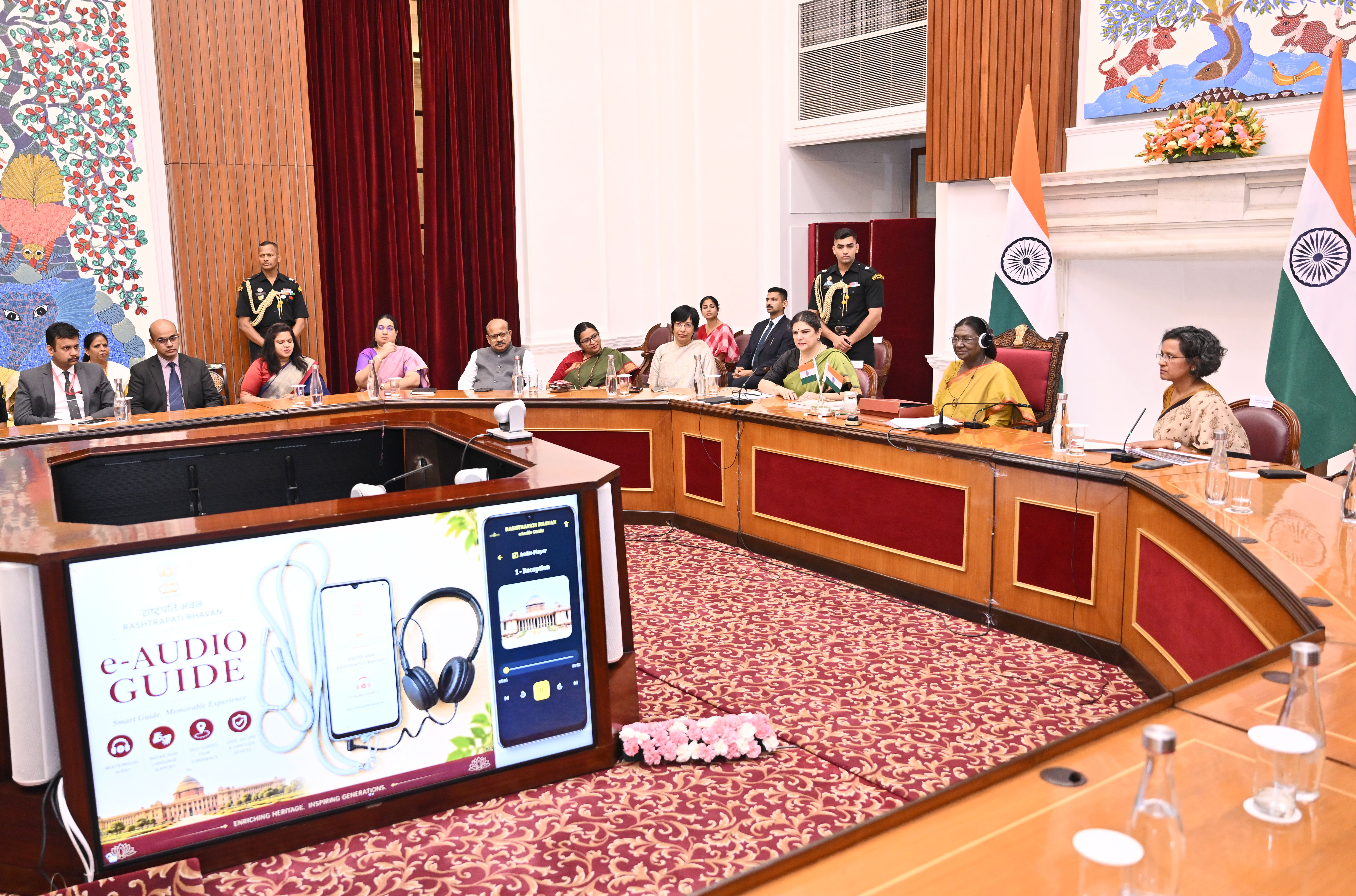 President Droupadi Murmu launches/inaugurates/unveils various projects (in virtual mode) on completion of four years of the Presidency at Rashtrapati Bhavan on July 28, 2026