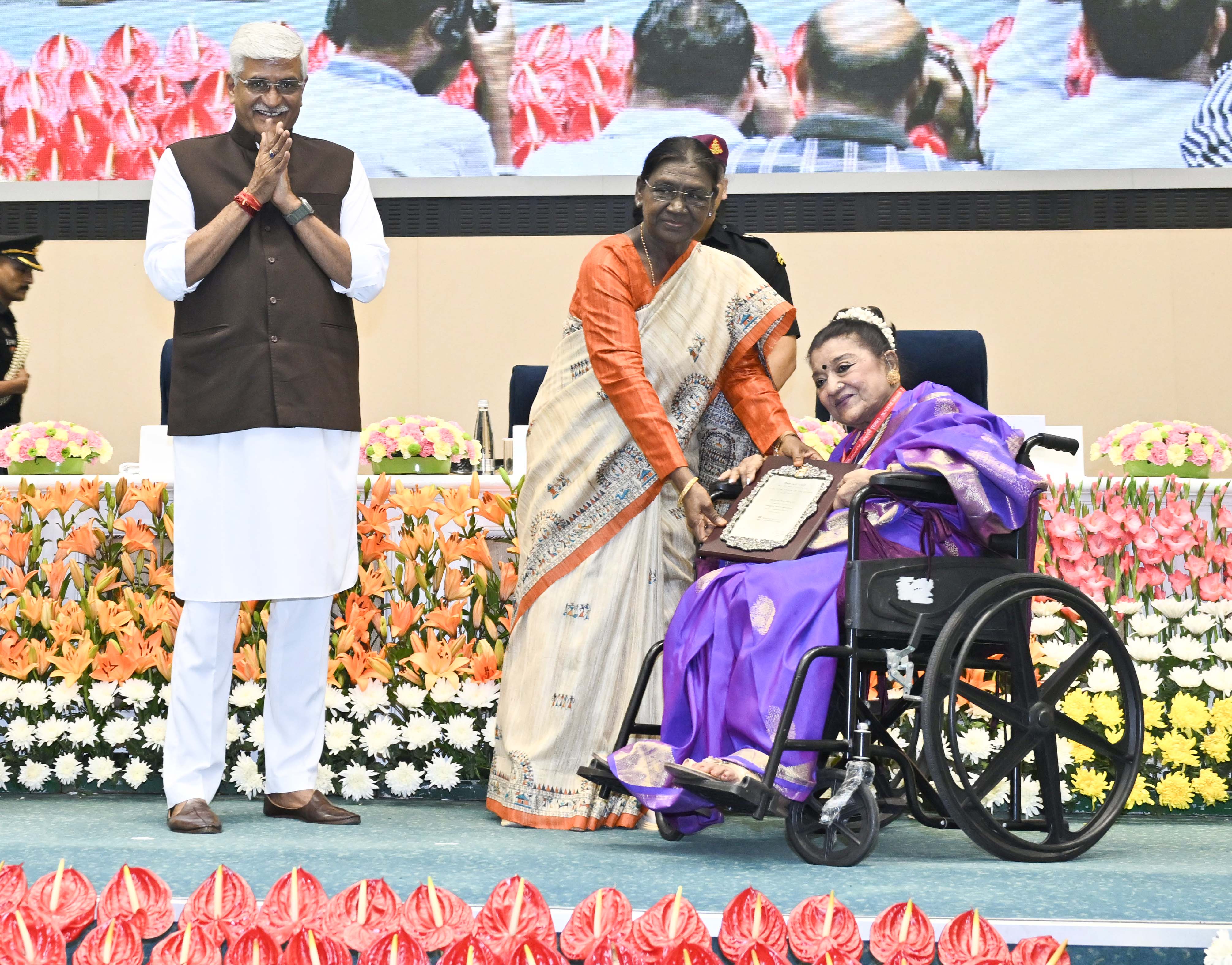 President Droupadi Murmu presents Sangeet Natak Akademi Fellowships and Awards - 2024 and 2025 on August 13, 2026