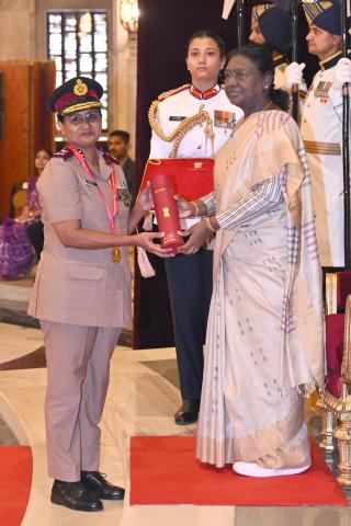  President Droupadi Murmu presents National Florence Nightingale Awards 2026 to nursing personnel at Rashtrapati Bhavan on 12 May 2026