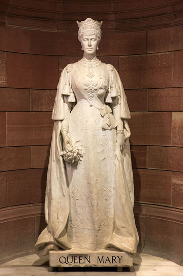 Her Majesty Queen Mary, 1916, Sir George Frampton R. A., Marble - 1