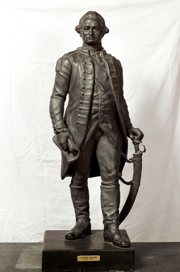 Robert Clive, Artist Unknown, Bronze