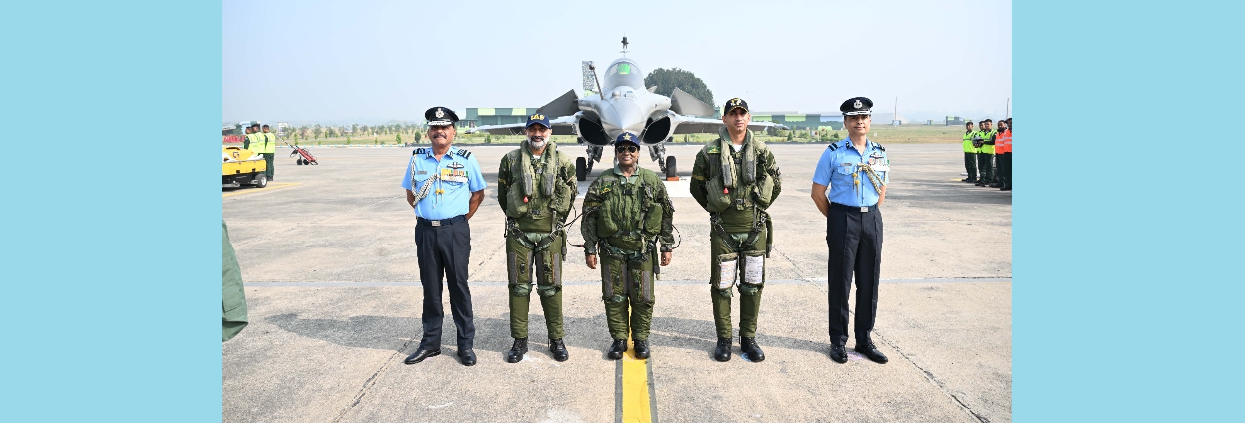 The President of India, Smt Droupadi Murmu took a sortie in a Rafale aircraft at Air Force Station, Ambala (Haryana) on October 29, 2025.