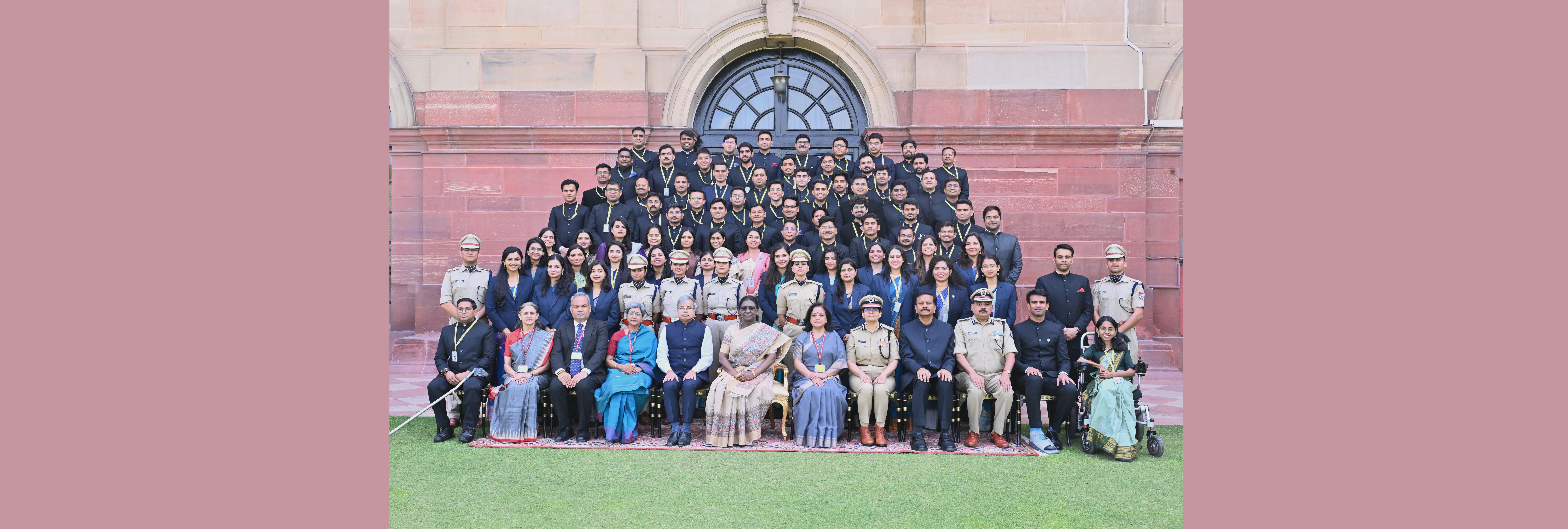 The Probationary Officers of the Indian Railways called on the President of India Smt Droupadi Murmu at Rashtrapati Bhavan on April 20, 2026.