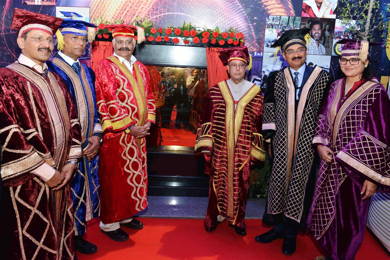 The President of India, Shri Pranab Mukherjee at the 8th Convocation of the Lovely Professional University (LPU) at Phagwara in Punjab on May 2, 2017.