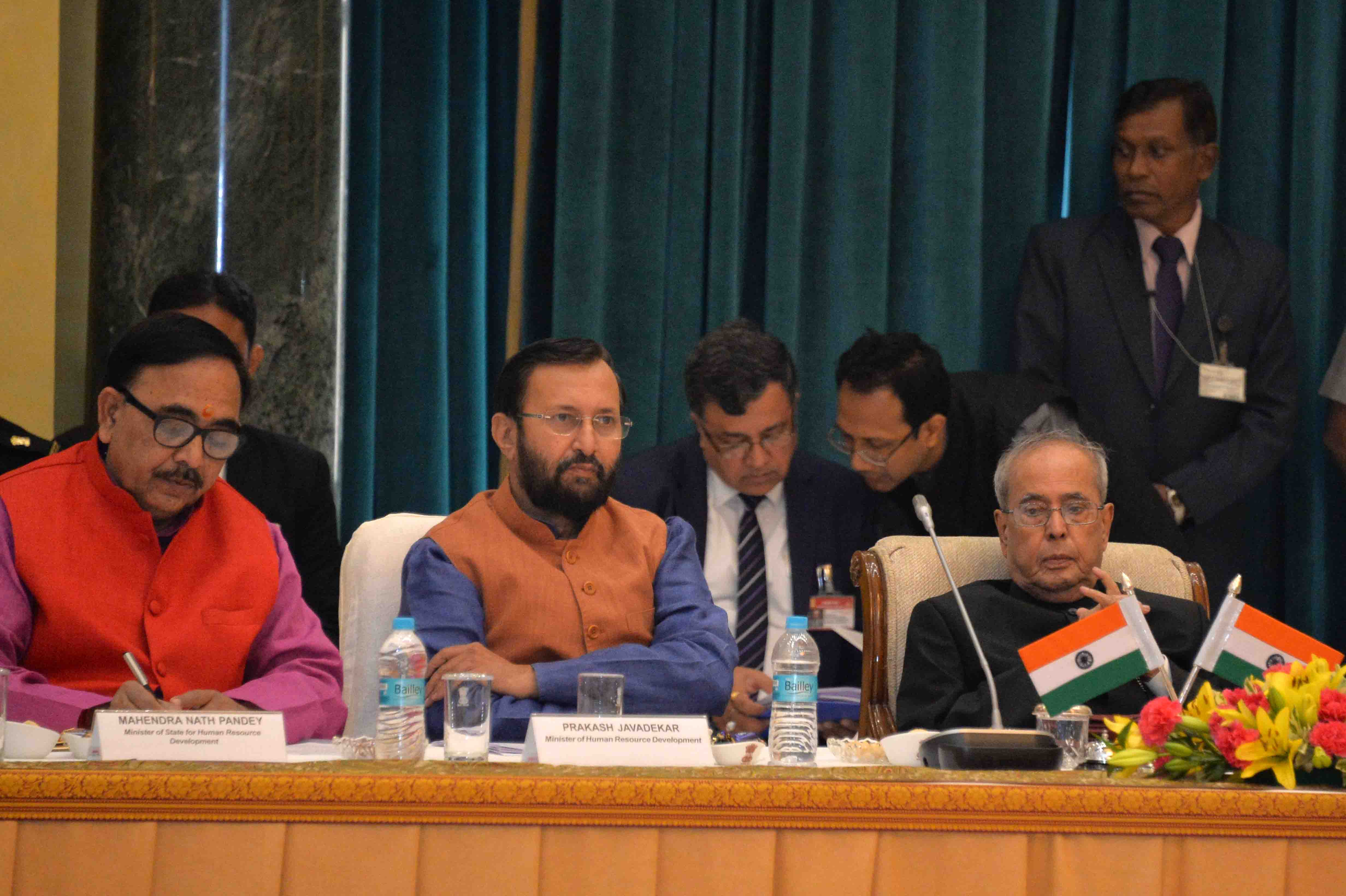 The President of India, Shri Pranab Mukherjee at the Concluding Season of Visitor's Conference - 2016 at Rashtrapati Bhavan on November 18, 2016. 