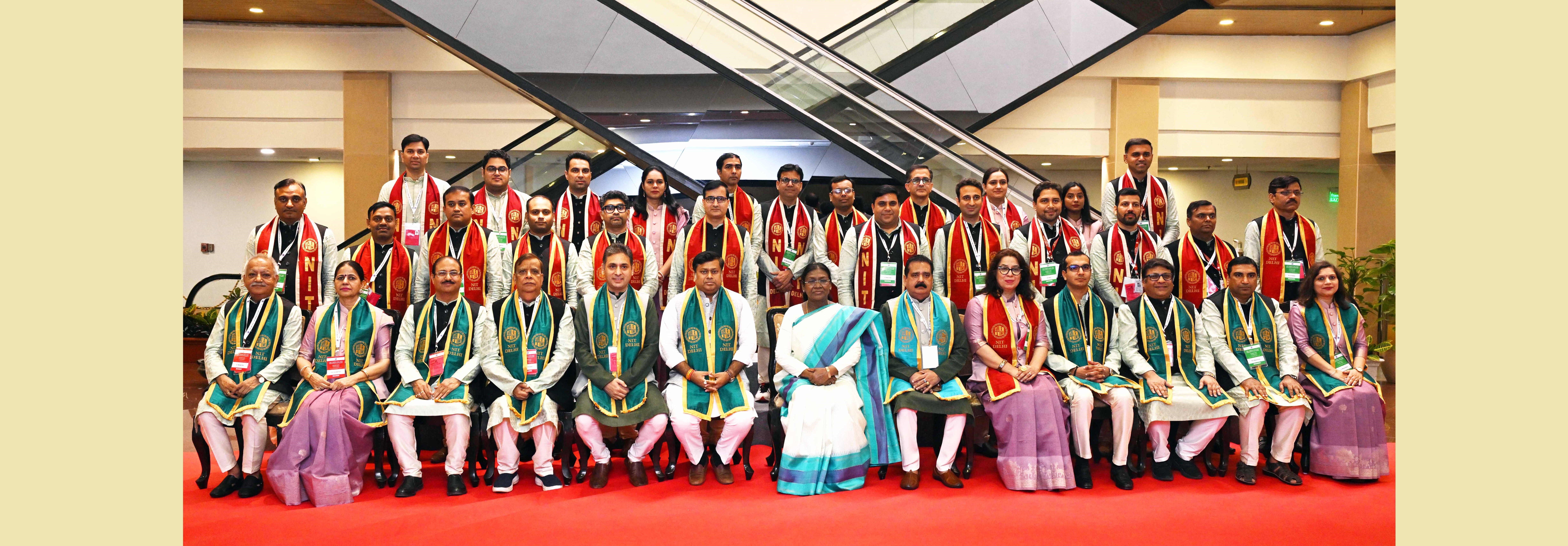 The President of India, Smt Droupadi Murmu, graced the fifth convocation ceremony of the National Institute of Technology Delhi at New Delhi on November 19, 2025.