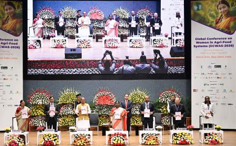 President Droupadi Murmu graces the the inaugural session of the Global Conference on the Roll of Women in Agri Food System (GCWAS-2026) on 12 Mar 2026