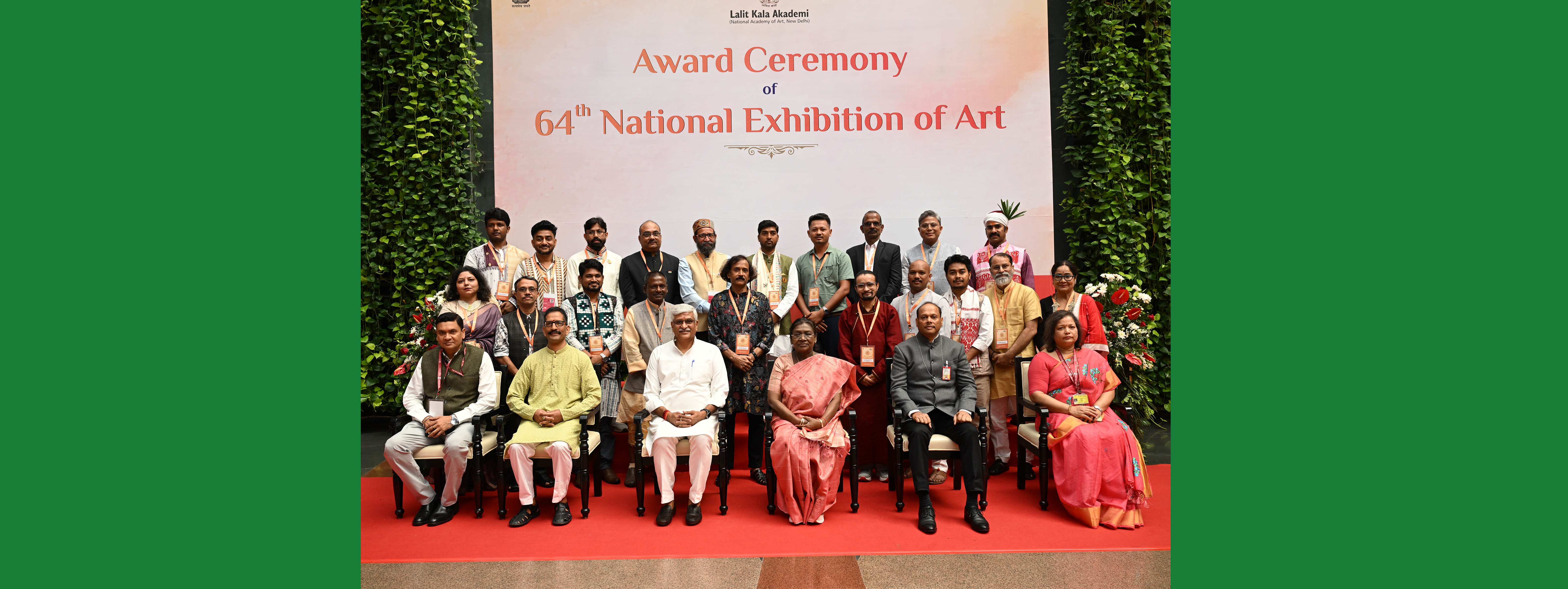 The President of India, Smt Droupadi Murmu, graced the award ceremony of the 64th National Exhibition of Art, organised by the Lalit Kala Akademi, in New Delhi on September 24, 2025